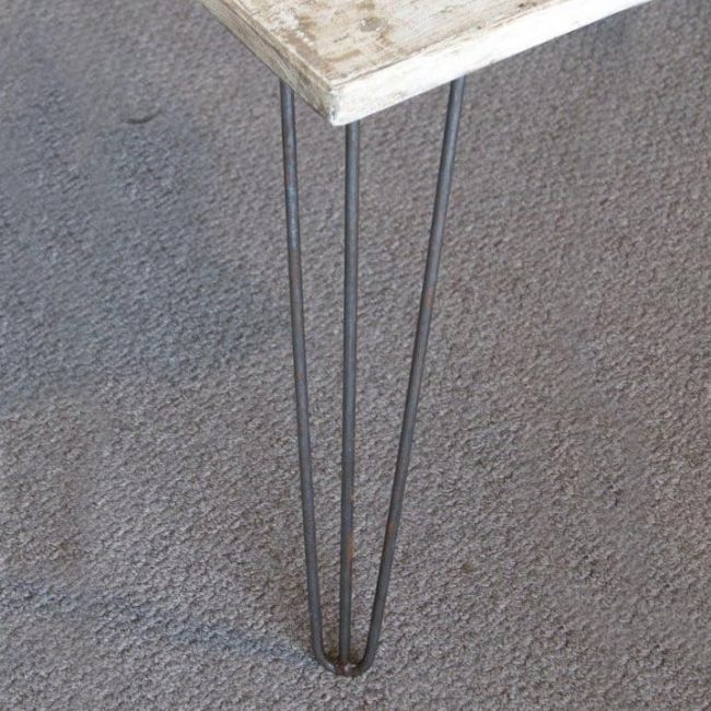 Three Prong Hairpin Table Leg Finished Created From Iron Three Prong Hairpin Table Leg Finished Created From Iron