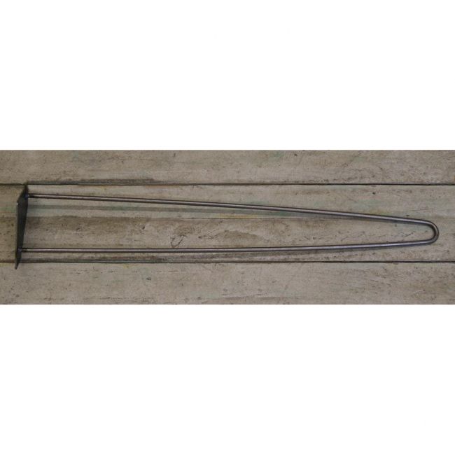 Two Prong Hairpin Table Leg Created From Iron Two Prong Hairpin Table Leg Created From Iron