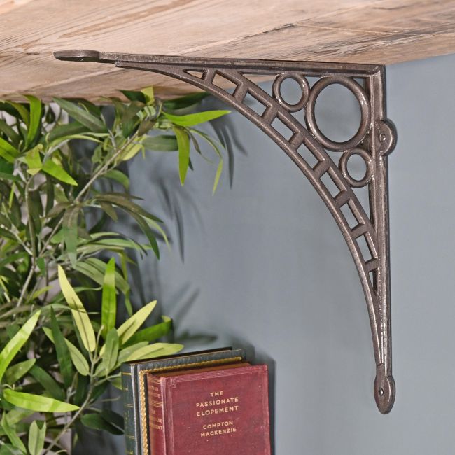"Ironbridge" Shelf Bracket in a Cast Iron Finish
