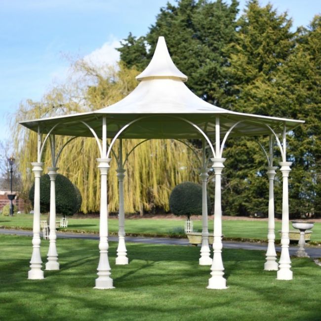 Cream Finish Bandstand Gazebo Cream Finish Bandstand Gazebo