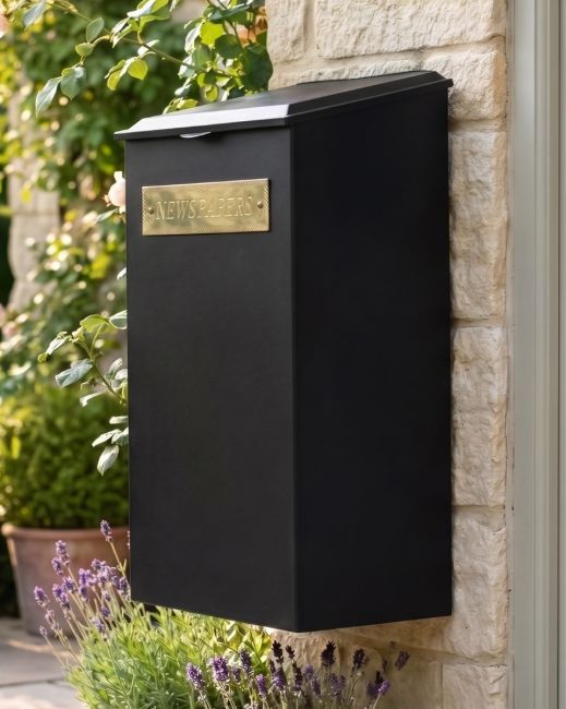 Large "Pevensey Square” Newspaper and Parcel Holder digital illustration