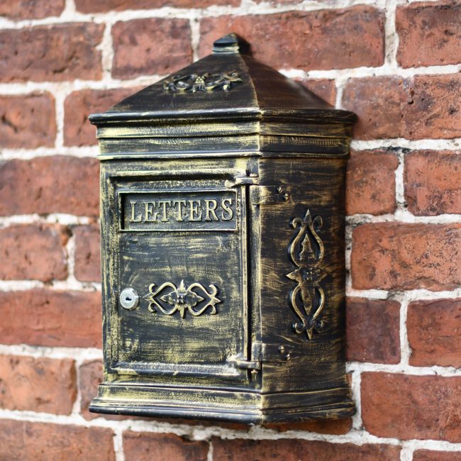 Antique Bronze Bantock post box Antique Bronze Bantock post box
