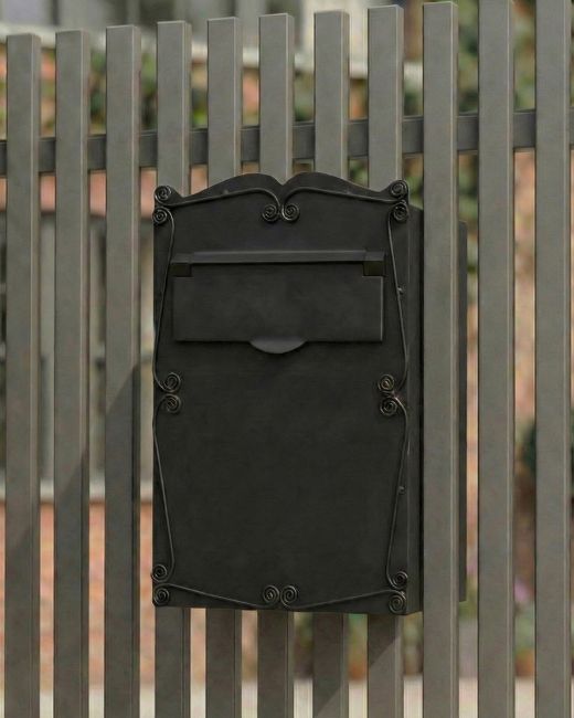 "The Mulrose" Post Box For Gates installed "The Mulrose" Post Box For Gates installed