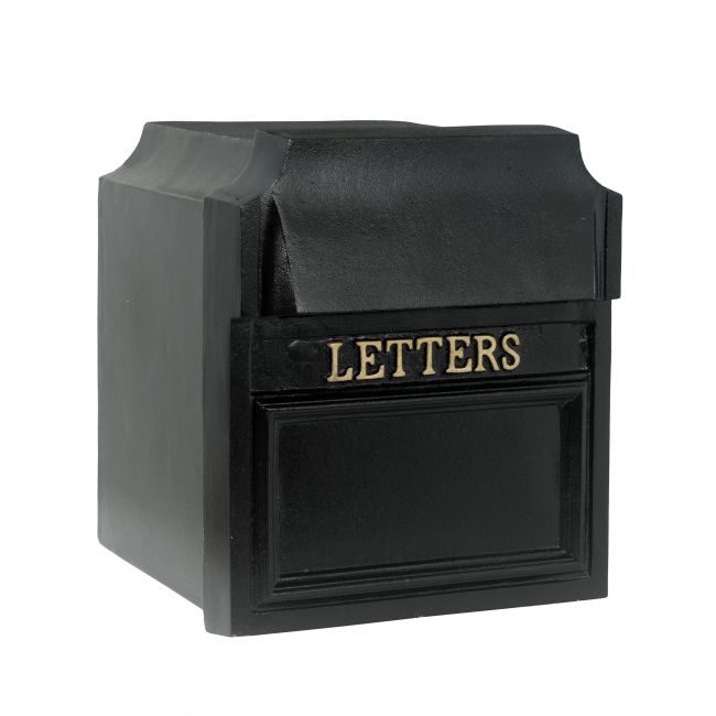 "The Farringdon" Post Box Finished in Black "The Farringdon" Post Box Finished in Black