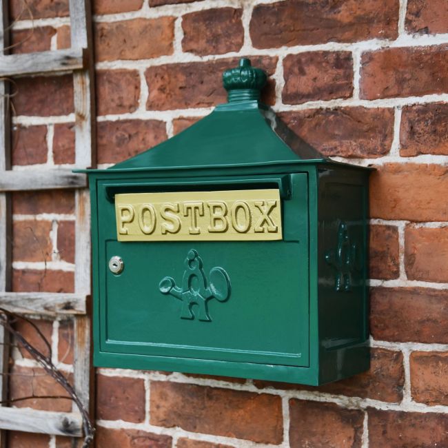 Green "The Suffolk" Post or Parcel Box Green "The Suffolk" Post or Parcel Box