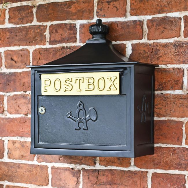 Black The Suffolk Post or Parcel Box Black The Suffolk Post or Parcel Box