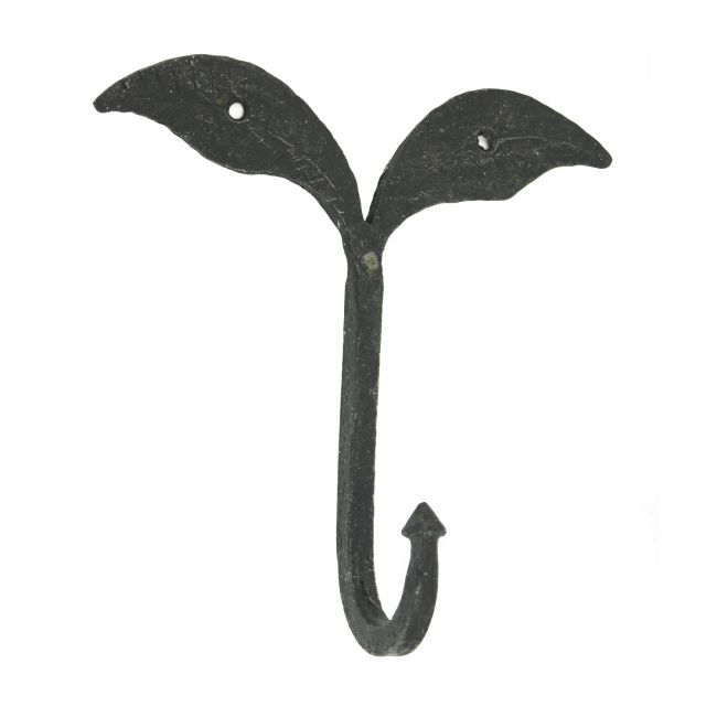 Leaf Beeswax Iron Coat Hook Leaf Beeswax Iron Coat Hook