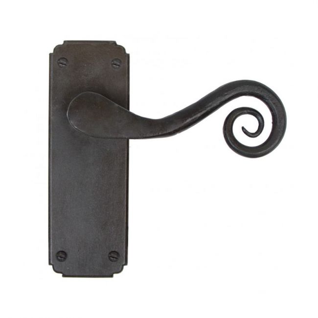 Monkey Tail Lever Handle With A Beeswax Finish