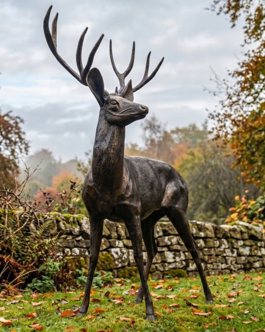 Life Size "Ryder" Deer Sculpture - Facing Left digital illustration 