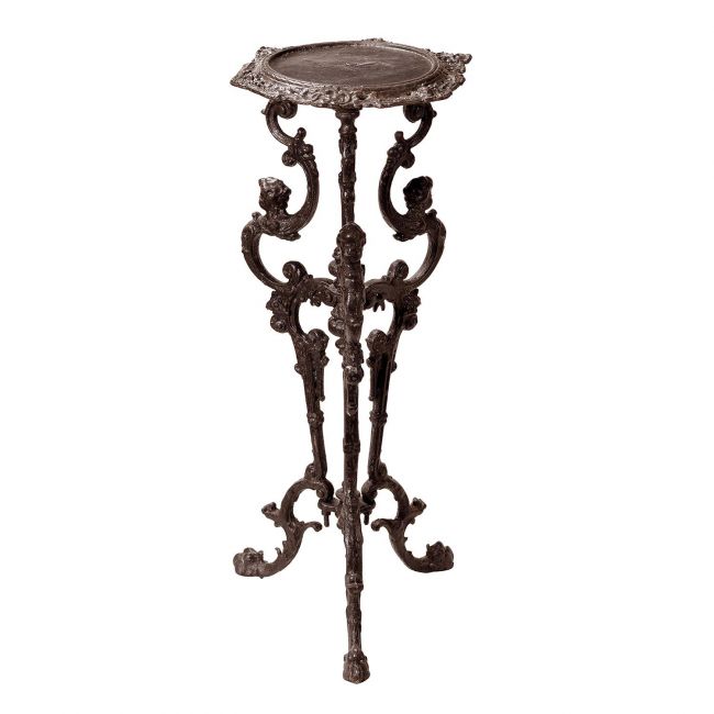 "The Chester" Long Gothic Rustic Cast Iron Side Table "The Chester" Long Gothic Rustic Cast Iron Side Table