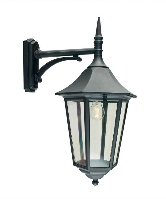 "Lynnewood" Traditional Black Outdoor Rectangular Wall Lantern "Lynnewood" Traditional Black Outdoor Rectangular Wall Lantern