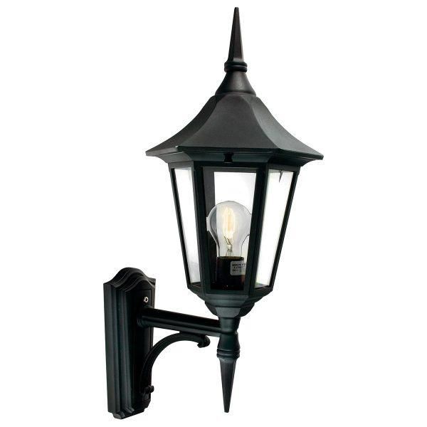 "Lynnewood" Traditional Black Outdoor Rectangular Wall Lantern "Lynnewood" Traditional Black Outdoor Rectangular Wall Lantern