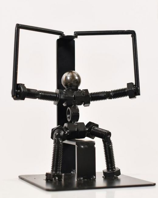 Recycled Metal Machine Fly Sculpture Recycled Metal Machine Fly Sculpture