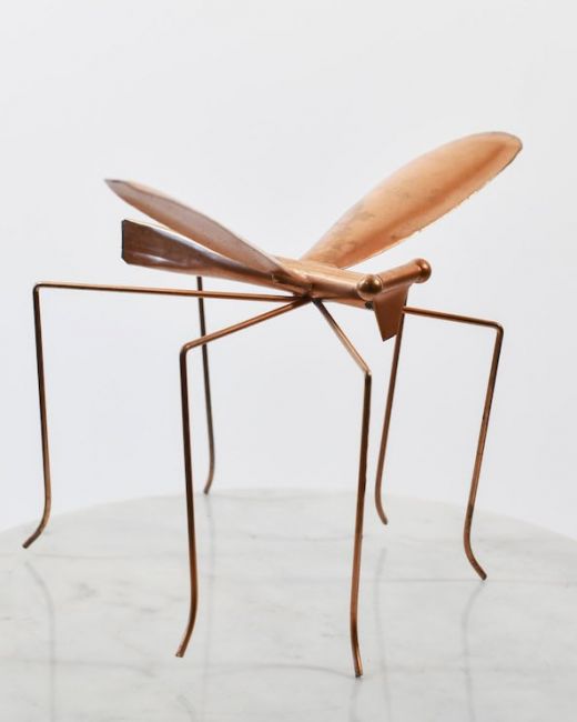 Maverick the Recycled Copper Mosquito Sculpture