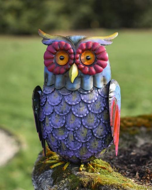 "Mavis" the Metal Owl Garden Ornament "Mavis" the Metal Owl Garden Ornament