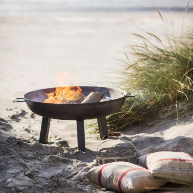 Raw Metal Fire Pit & Log Burner - 75cm Raw Metal Fire Pit & Log Burner - 75cm