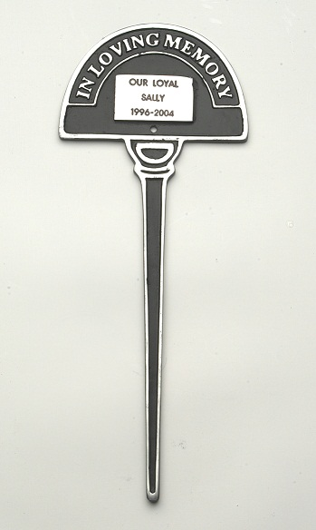 Small Aluminium In Loving Memory Lawn Spike Small Aluminium In Loving Memory Lawn Spike