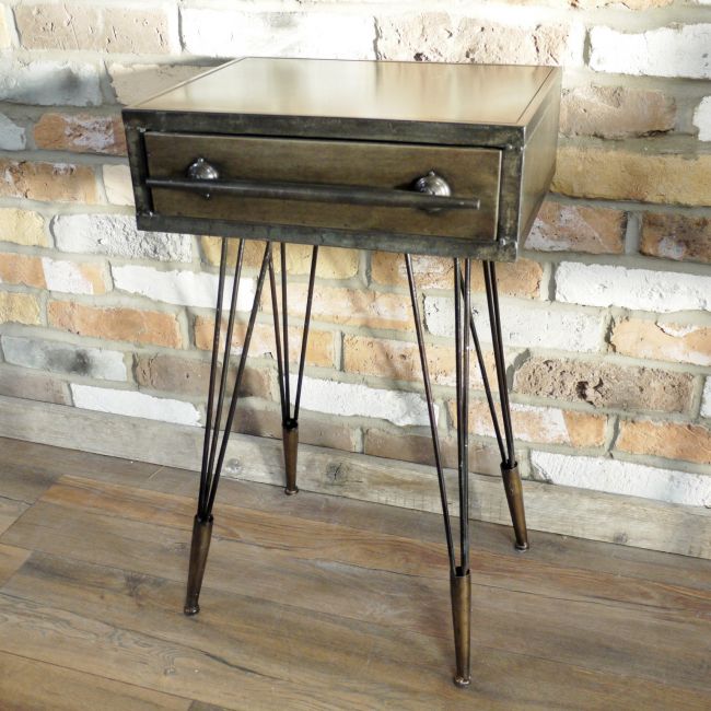 Metal Industrial Bedside Cabinet Metal Industrial Bedside Cabinet