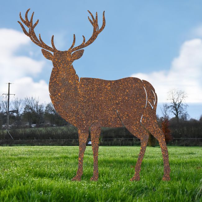 Rustic Large Stag Silhouette Rustic Large Stag Silhouette