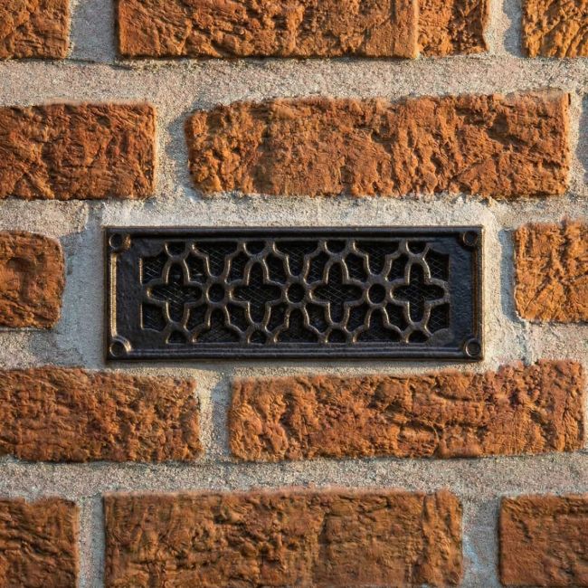 "Flower Pattern" Flat Air Brick Cover in the Home installed ai illustration