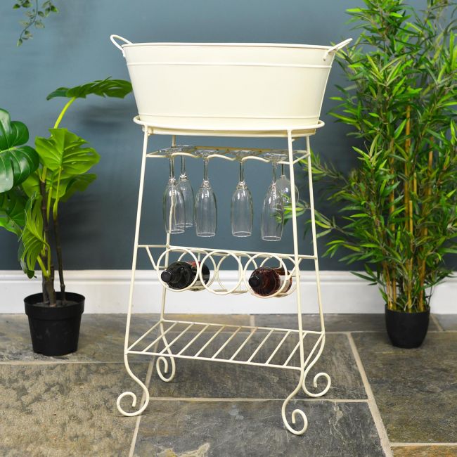 The "Deluxe" Harrison Wine Carrier and Drinks Cooler in Situ Holding Wine Bottles and Glasses The "Deluxe" Harrison Wine Carrier and Drinks Cooler in Situ Holding Wine Bottles and Glasses