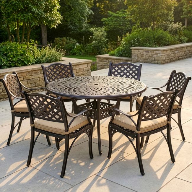 Milford full furniture set with cushions digital illustration