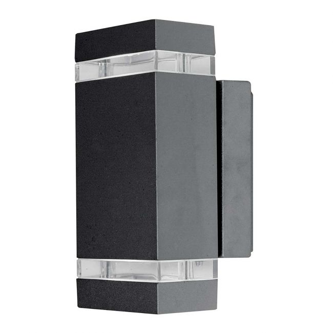 Modern "Neutral" Aluminium Twin LED Up/Down Wall Light - 24cm Modern "Neutral" Aluminium Twin LED Up/Down Wall Light - 24cm