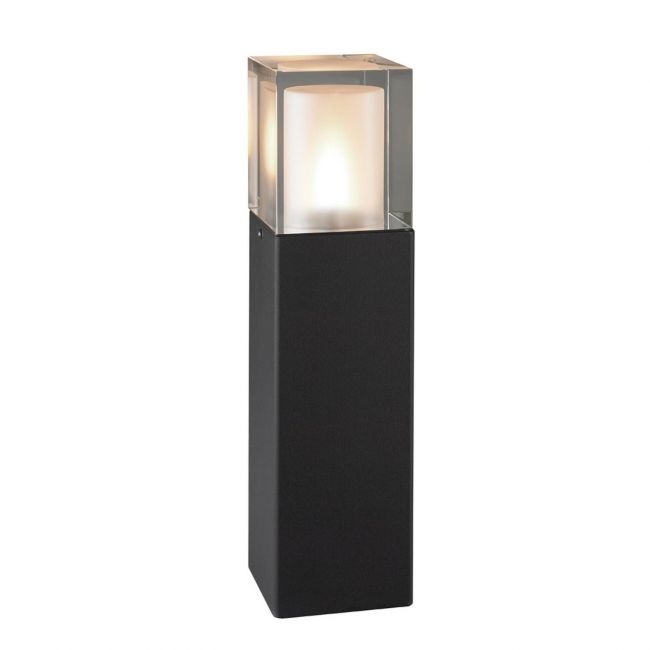Modern Black "Coalford" Medium Bollard Light Modern Black "Coalford" Medium Bollard Light