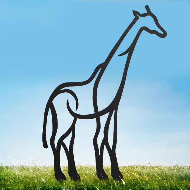 Black Giraffe Silhouette Black Giraffe Silhouette