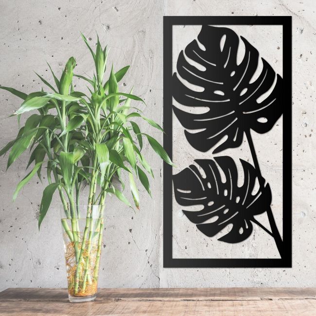 Monstera Tropical Leaf Wall Art Monstera Tropical Leaf Wall Art