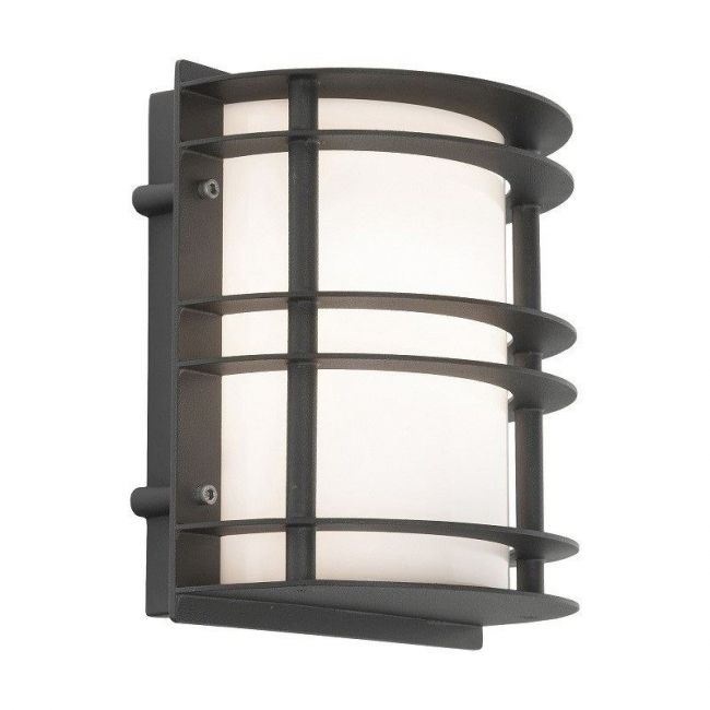 "Riverfront" Black Contemporary Flush Wall Light "Riverfront" Black Contemporary Flush Wall Light