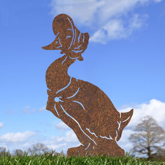 Rustic Mrs Duck Silhouette Rustic Mrs Duck Silhouette