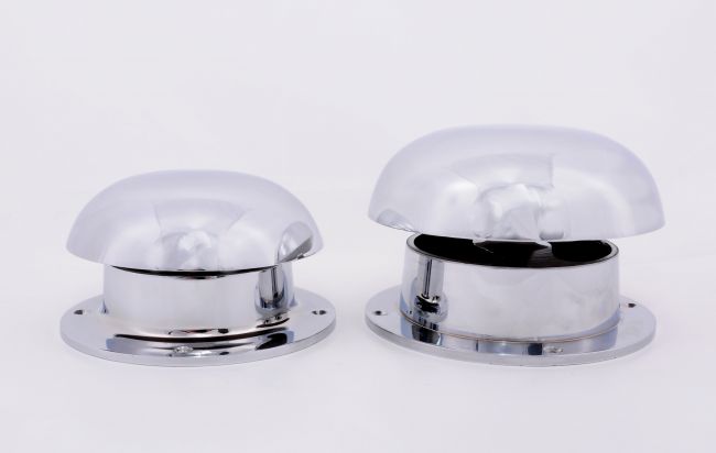 Bright Chrome Mushroom Vents Bright Chrome Mushroom Vents