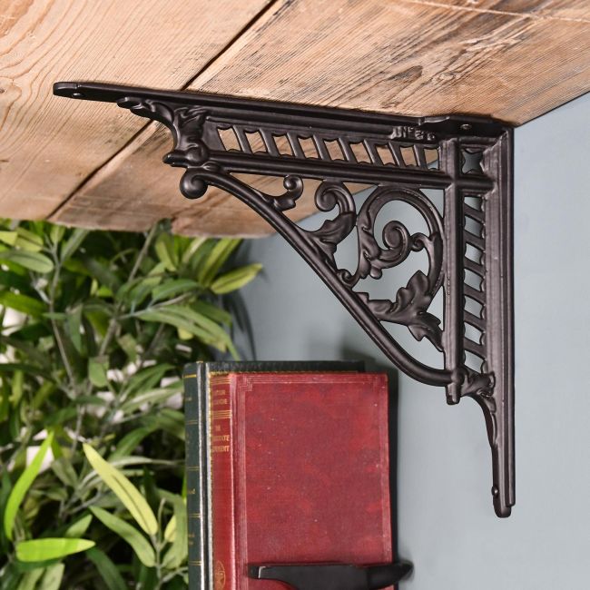 Black Shelf Bracket 31 x 26cm Black Shelf Bracket 31 x 26cm