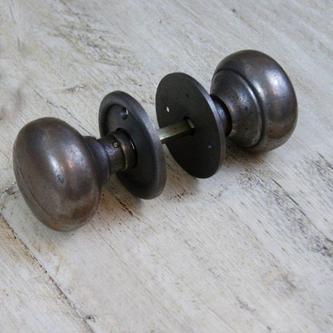 Traditional Door Knobs in a Natural Iron Traditional Door Knobs in a Natural Iron