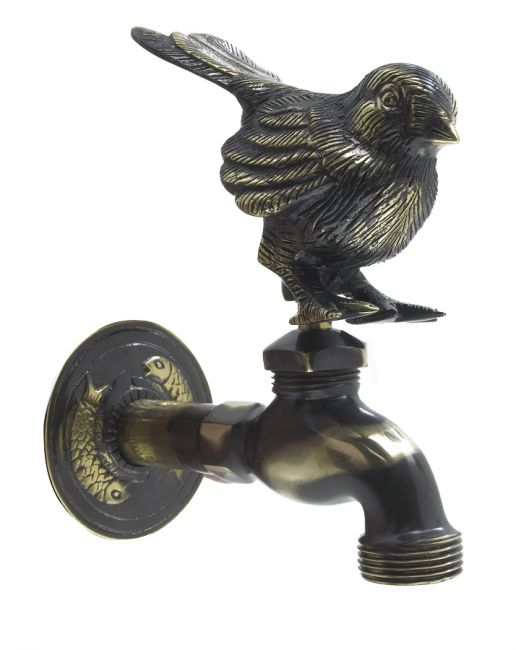 Robin Garden Tab Brass Robin Garden Tab Brass