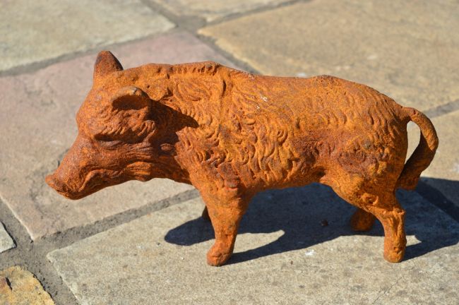 "Ushworth Grassland" Wild Boar Sculpture "Ushworth Grassland" Wild Boar Sculpture