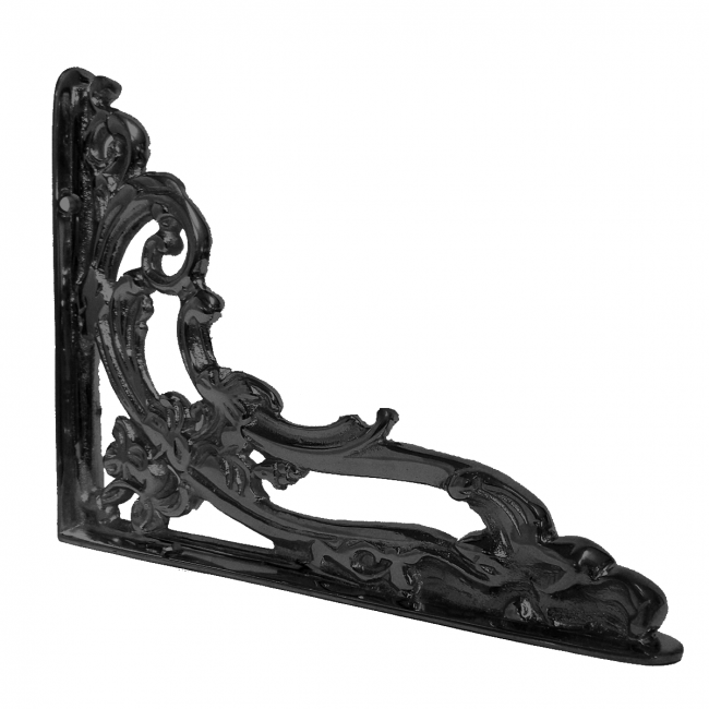 Ornate Scroll Cast Iron "Victorian Amalina" Bracket 24cm x 19cm Ornate Scroll Cast Iron "Victorian Amalina" Bracket 24cm x 19cm