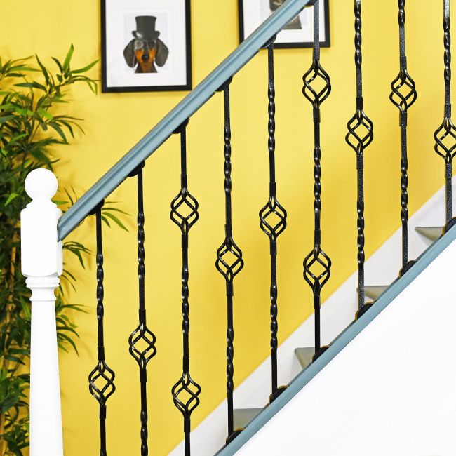 "Cavendish" Set of 3 Alternating Stair Spindles - Pattern 7 "Cavendish" Set of 3 Alternating Stair Spindles - Pattern 7