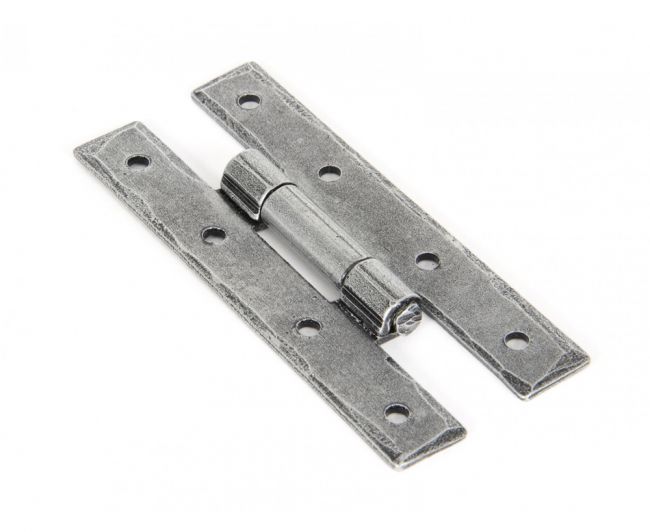 Pewter 3¼" Inch H Hinge Pair Pewter 3¼" Inch H Hinge Pair