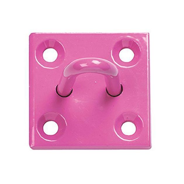 Pink Wall Chain Staple Plate For Chain Pink Wall Chain Staple Plate For Chain