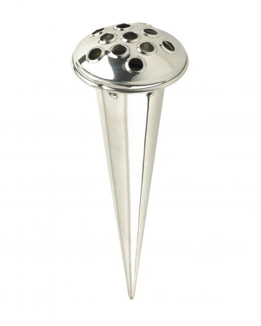 Aluminium Conical vase with removable lid Aluminium Conical vase with removable lid