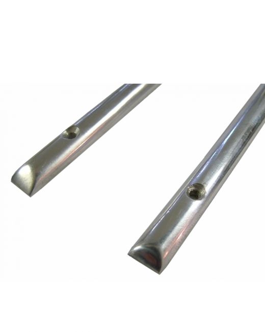 Luggage Rubbing Strips in a Polished Aluminium Finish Luggage Rubbing Strips in a Polished Aluminium Finish