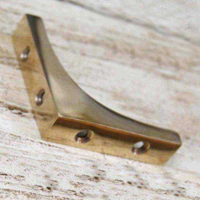 Polished Brass 50mm Table Corner Polished Brass 50mm Table Corner