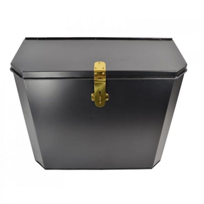 "Billingsgate" Large Secure Parcel Box with Polished Brass Clasp "Billingsgate" Large Secure Parcel Box with Polished Brass Clasp