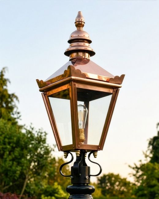 Polished Copper Harrogate Lantern 54cm Digital Illustration Polished Copper Harrogate Lantern 54cm Digital Illustration