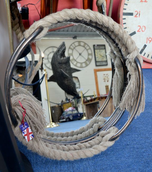 Porthole Styled Mirror