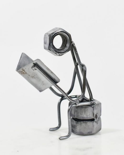 "Private Pages" Recycled Metal Sculpture "Private Pages" Recycled Metal Sculpture