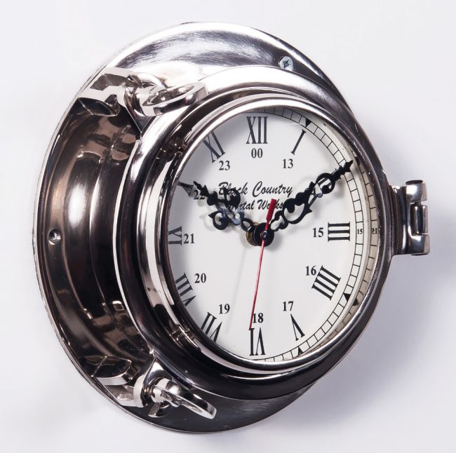 “Quartermaster ” Ships "Bulkhead" Clock “Quartermaster ” Ships "Bulkhead" Clock