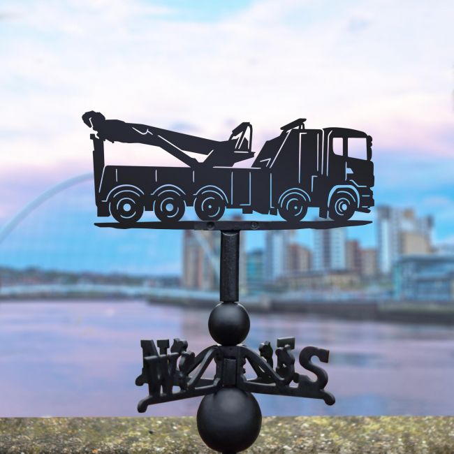 Recovery Truck Weathervane in Situ in the City Recovery Truck Weathervane in Situ in the City
